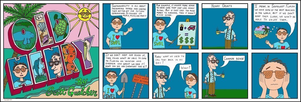 Old Henry Sustainable Comic Strip