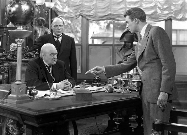 Mr Potter and George Bailey from Its a Wonderful Life